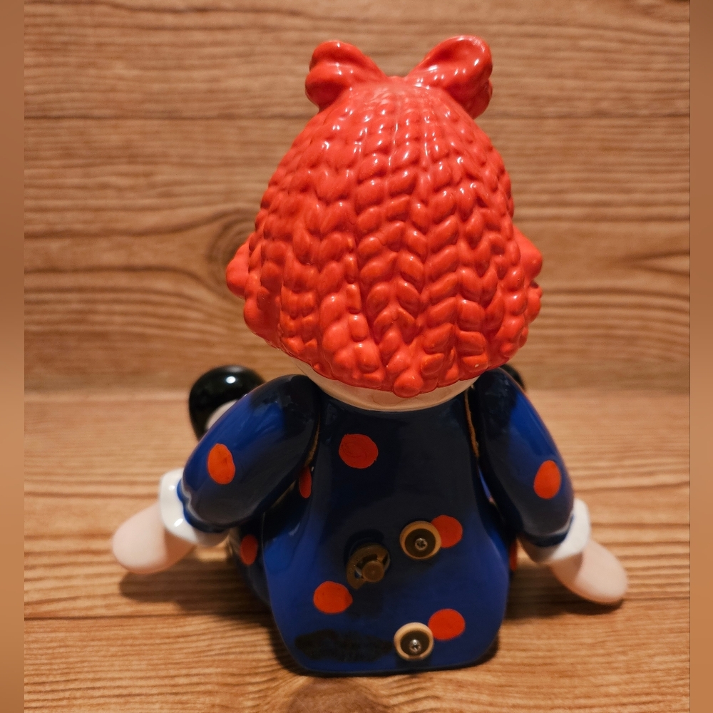 Vintage Schmid Raggedy Ann Poseable Music Box Figure - Picture 3 of 10